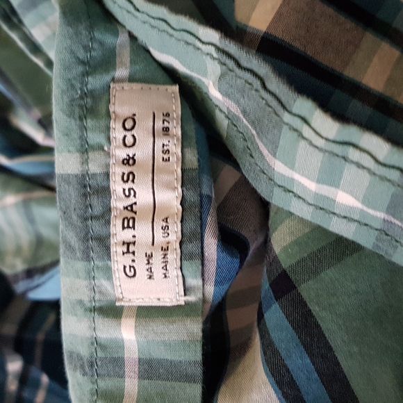 LG G.H. BASS & CO Plaid Shirt - Picture 3 of 4